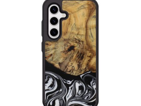 Galaxy S25 Wood Phone Case - Camino (Black & White, 728605) Sale