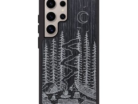 Galaxy S25 Ultra Wood Phone Case - Camp - Ebony (Curated, 706259) Hot on Sale