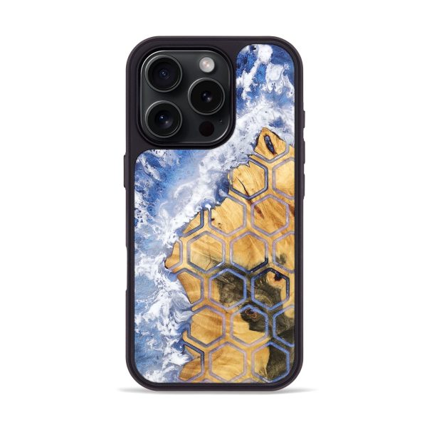 iPhone 16 Pro Wood Phone Case - Tempie (Fusion, 747094) Fashion