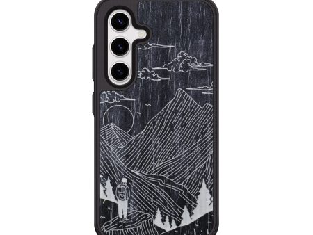 Galaxy S25 Plus Wood Phone Case - Roaming - Ebony (Curated, 706263) Discount