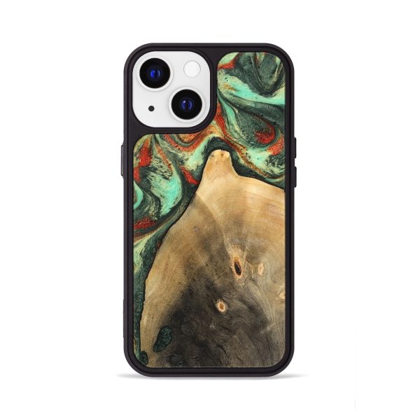 iPhone 13 Wood Phone Case - Ares (Green, 746894) Online now