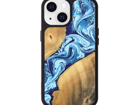 iPhone 13 Wood Phone Case - Tory (Blue, 746961) Online