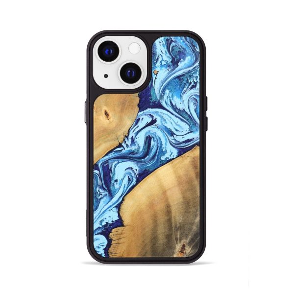 iPhone 13 Wood Phone Case - Tory (Blue, 746961) Online