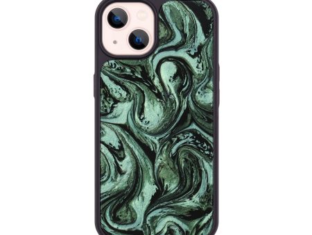 iPhone 14 ResinArt Phone Case - Dawn (Green, 746966) Online now