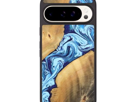 Pixel 9 Pro Wood Phone Case - Tory (Blue, 746961) Hot on Sale