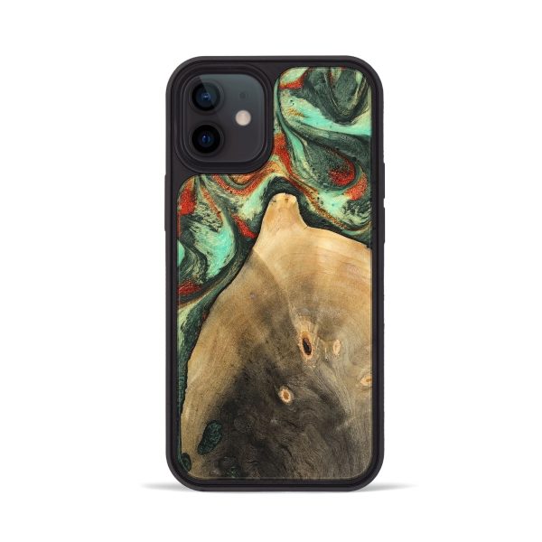 iPhone 12 Wood Phone Case - Ares (Green, 746894) Online Sale