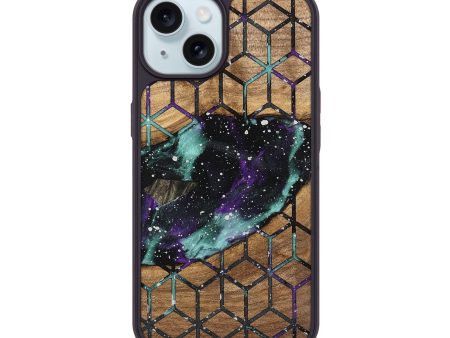 iPhone 15 Wood Phone Case - Leo (Fusion, 747038) For Sale