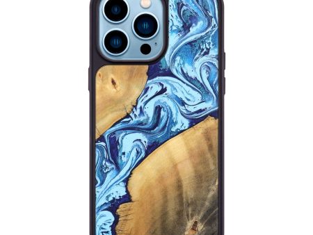 iPhone 14 Pro Max Wood Phone Case - Tory (Blue, 746961) Discount