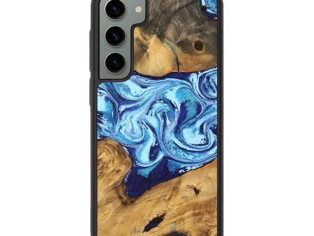 Galaxy S23 Plus Wood Phone Case - Janiah (Blue, 746963) For Discount