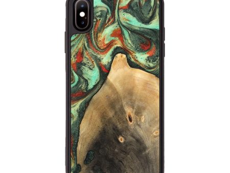 iPhone Xs Max Wood Phone Case - Ares (Green, 746894) For Sale