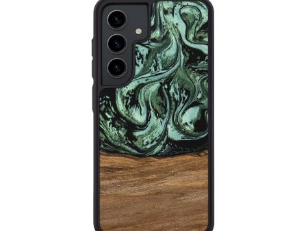 Galaxy S24 Wood Phone Case - Hester (Green, 746959) Online now