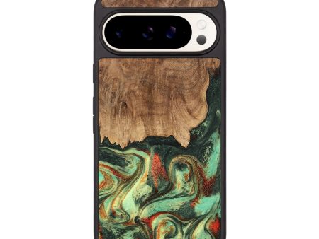 Pixel 9 Pro Wood Phone Case - Taniya (Green, 746895) Cheap