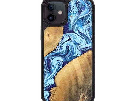 iPhone 12 Wood Phone Case - Tory (Blue, 746961) For Discount