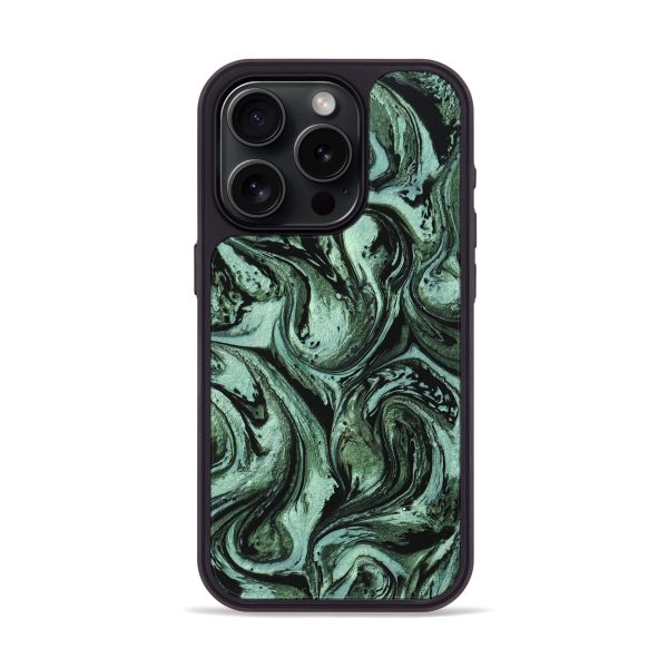 iPhone 15 Pro ResinArt Phone Case - Dawn (Green, 746966) Cheap