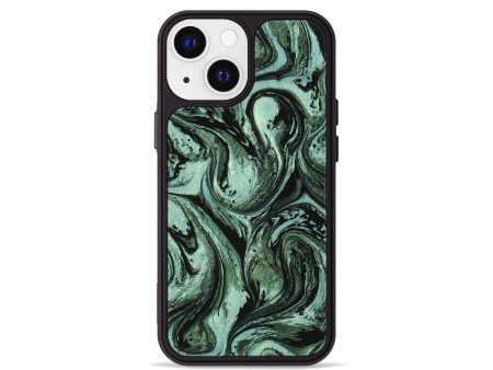 iPhone 13 mini ResinArt Phone Case - Dawn (Green, 746966) For Sale