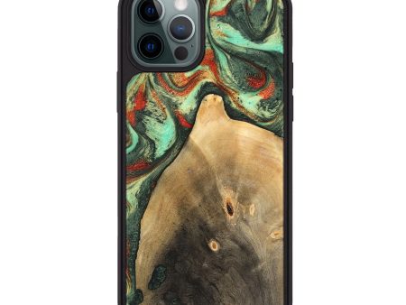 iPhone 12 Pro Max Wood Phone Case - Ares (Green, 746894) Online Sale