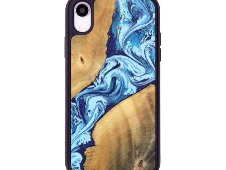 iPhone Xr Wood Phone Case - Tory (Blue, 746961) Online