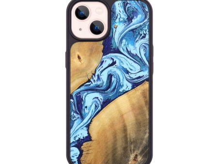 iPhone 14 Wood Phone Case - Tory (Blue, 746961) Fashion