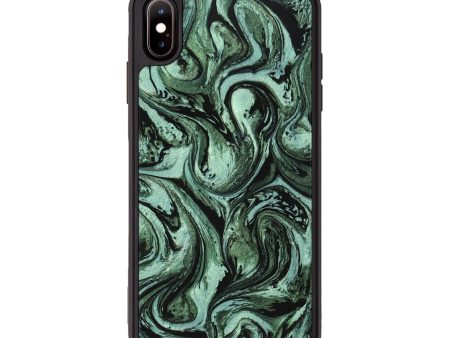 iPhone Xs Max ResinArt Phone Case - Dawn (Green, 746966) For Discount