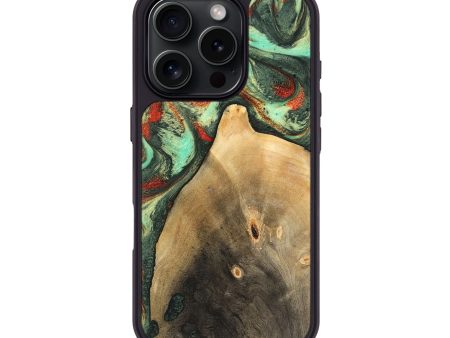 iPhone 16 Pro Wood Phone Case - Ares (Green, 746894) Hot on Sale