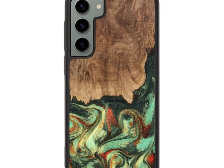 Galaxy S23 Plus Wood Phone Case - Taniya (Green, 746895) on Sale