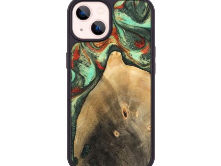 iPhone 14 Wood Phone Case - Ares (Green, 746894) For Discount