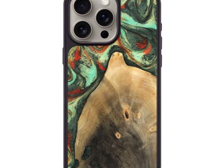 iPhone 15 Pro Max Wood Phone Case - Ares (Green, 746894) Cheap