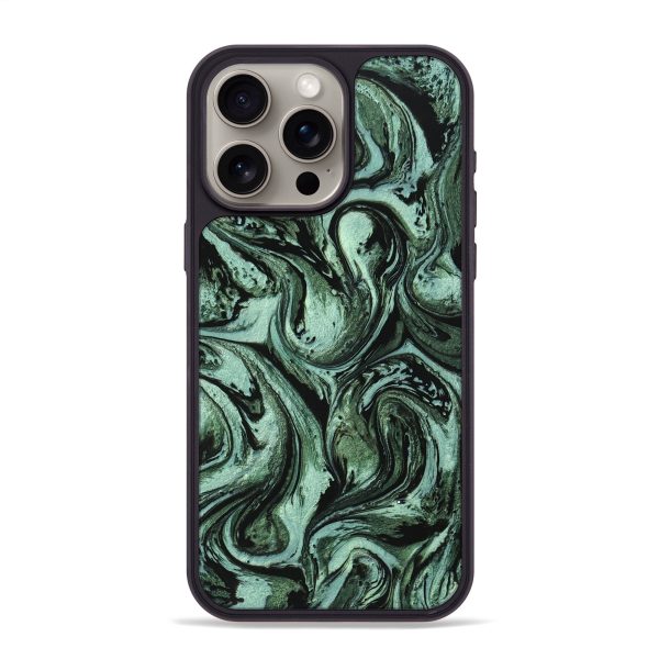 iPhone 15 Pro Max ResinArt Phone Case - Dawn (Green, 746966) Discount