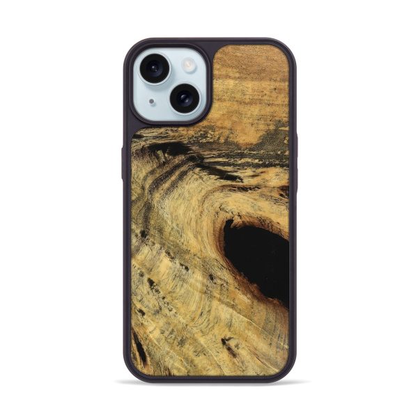 iPhone 15 Wood Phone Case - Alisha (Wood Burl, 746920) Sale