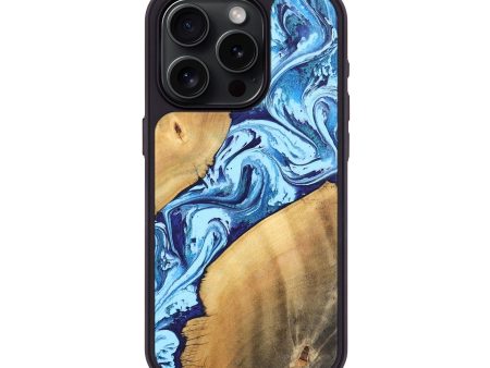 iPhone 15 Pro Wood Phone Case - Tory (Blue, 746961) Online Sale