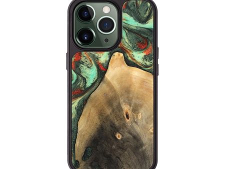 iPhone 13 Pro Wood Phone Case - Ares (Green, 746894) Online now