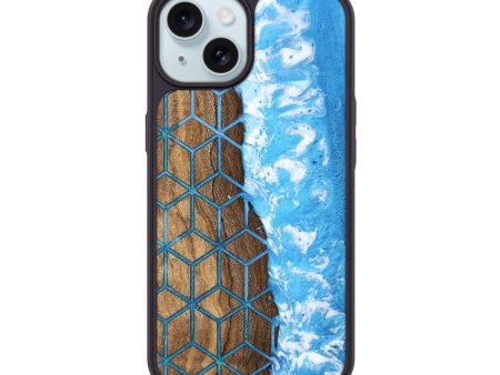 iPhone 15 Wood Phone Case - Zada (Fusion, 746974) Discount