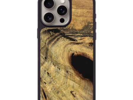 iPhone 15 Pro Max Wood Phone Case - Alisha (Wood Burl, 746920) For Sale