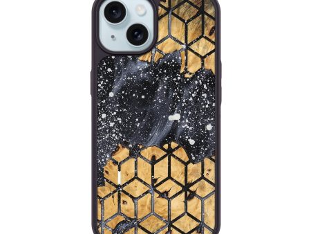 iPhone 15 Wood Phone Case - Brinley (Fusion, 747058) Fashion