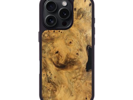 iPhone 16 Pro Wood Phone Case - Cruz (Wood Burl, 746898) Sale