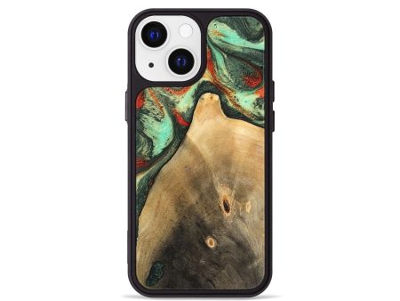 iPhone 13 mini Wood Phone Case - Ares (Green, 746894) Online Sale