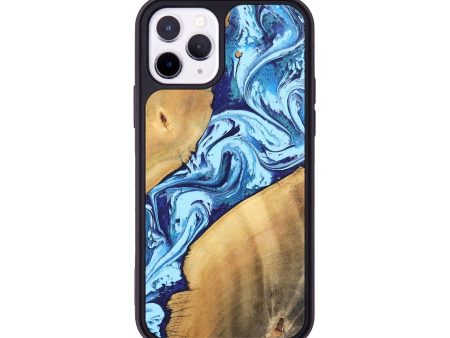 iPhone 11 Pro Wood Phone Case - Tory (Blue, 746961) For Sale