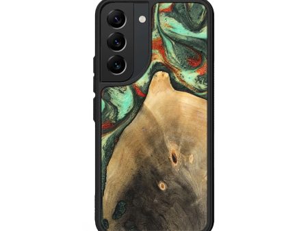 Galaxy S22 Wood Phone Case - Ares (Green, 746894) Supply