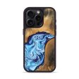 iPhone 15 Pro Wood Phone Case - Al (Blue, 746957) Supply