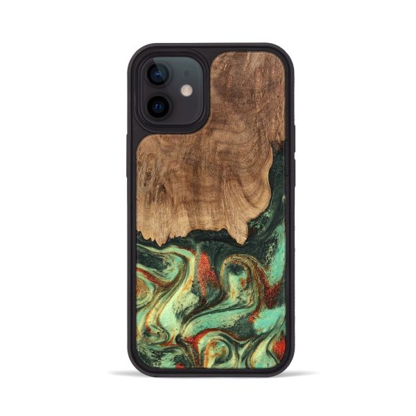 iPhone 12 Wood Phone Case - Taniya (Green, 746895) Online Hot Sale