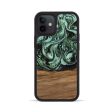 iPhone 12 Wood Phone Case - Hester (Green, 746959) For Sale