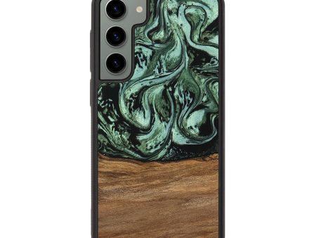 Galaxy S23 Plus Wood Phone Case - Hester (Green, 746959) Online