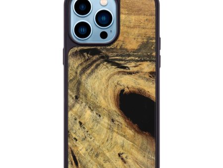 iPhone 14 Pro Max Wood Phone Case - Alisha (Wood Burl, 746920) For Sale