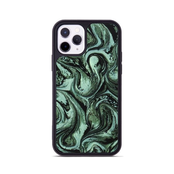 iPhone 11 Pro ResinArt Phone Case - Dawn (Green, 746966) Fashion