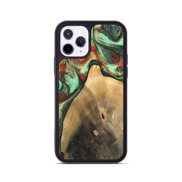 iPhone 11 Pro Wood Phone Case - Ares (Green, 746894) Online