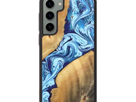 Galaxy S23 Plus Wood Phone Case - Tory (Blue, 746961) For Cheap