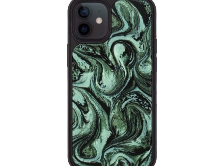 iPhone 12 ResinArt Phone Case - Dawn (Green, 746966) For Cheap