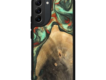 Galaxy S22 Plus Wood Phone Case - Ares (Green, 746894) Fashion