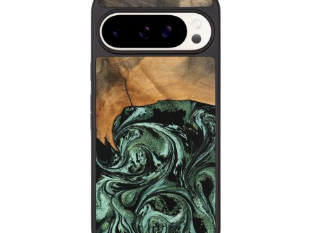 Pixel 9 Pro Wood Phone Case - Hobert (Green, 746892) Supply