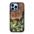 iPhone 14 Pro Max Wood Phone Case - Taniya (Green, 746895) Supply